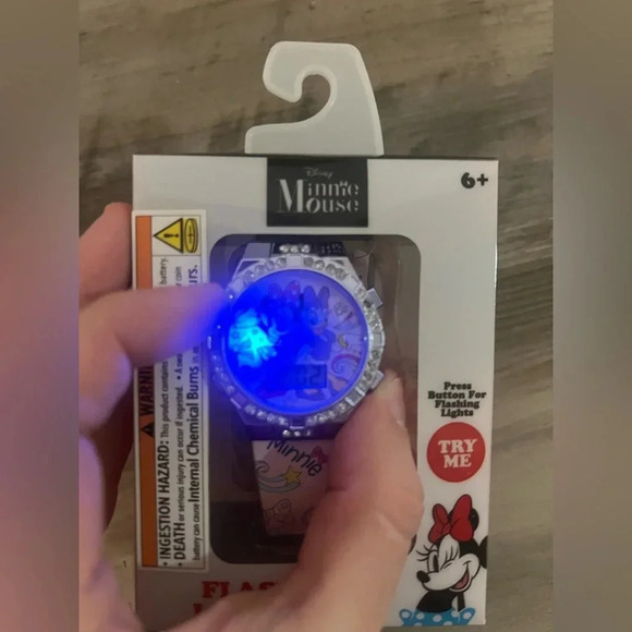 Disney Minnie Mouse&Daisy Unisex Child LCD Watch, Printed Silicone Strap,NWT - Picture 5 of 6